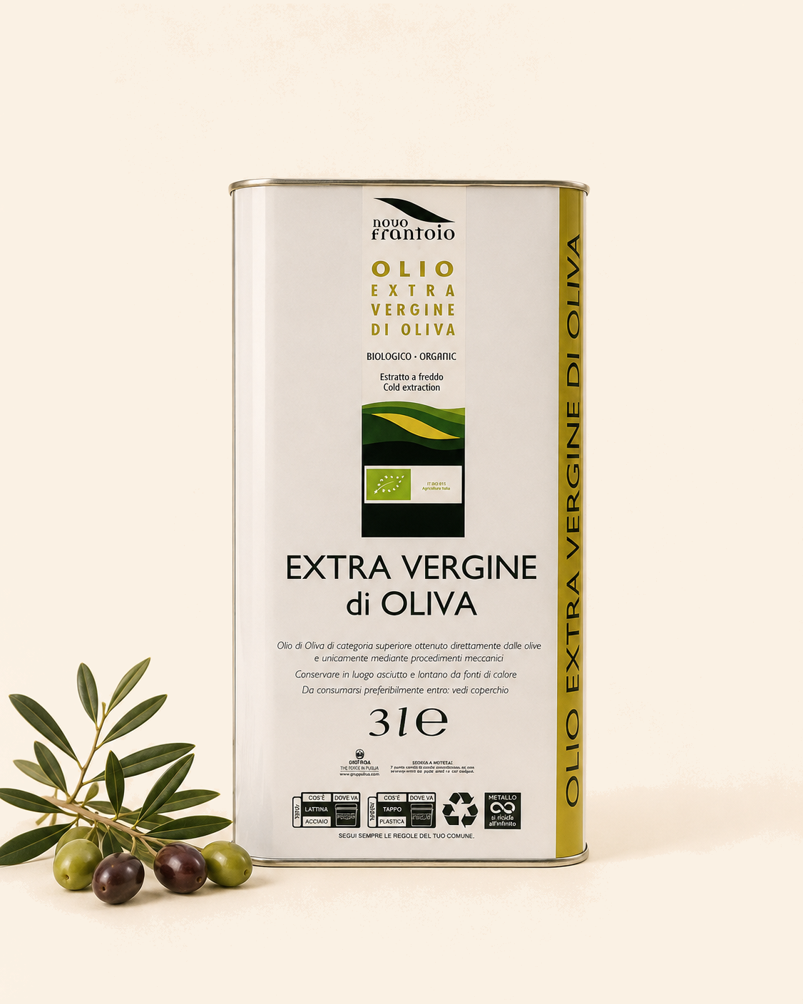Olio Extravergine di Oliva Biologico
