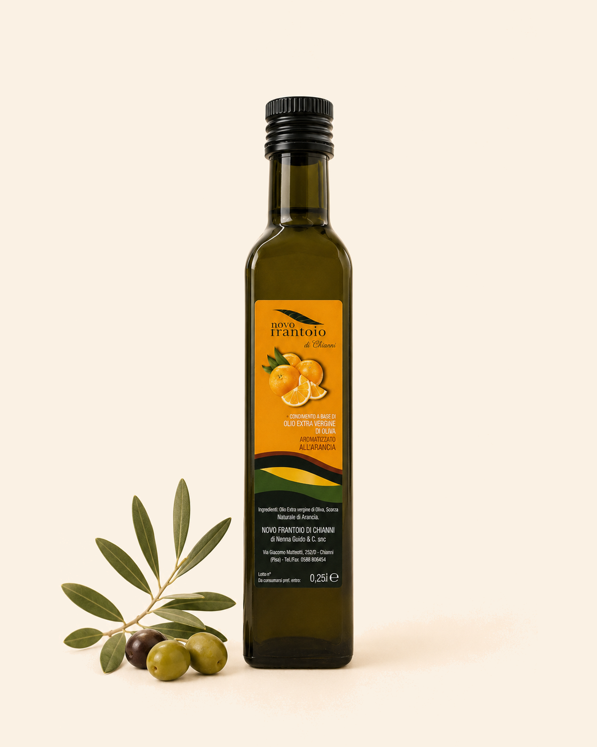 Condimento all’Arancia a base di Olio Extravergine di Oliva