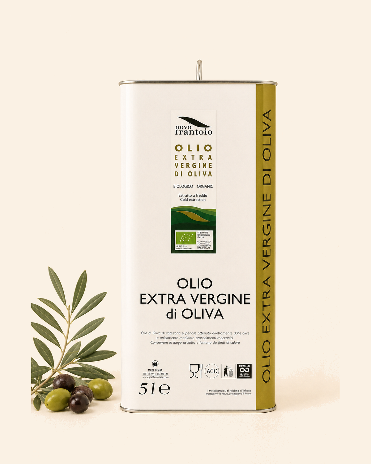 Olio Extravergine di Oliva Biologico