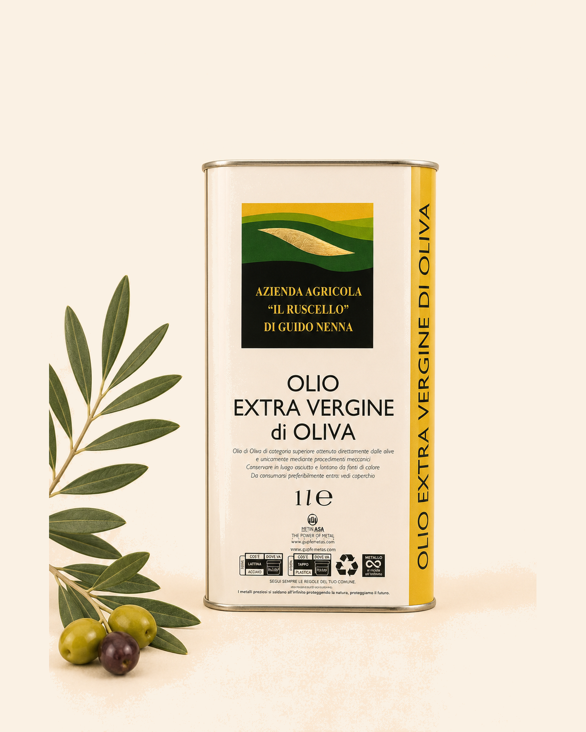 Olio Extravergine di Oliva – Estratto a Freddo
