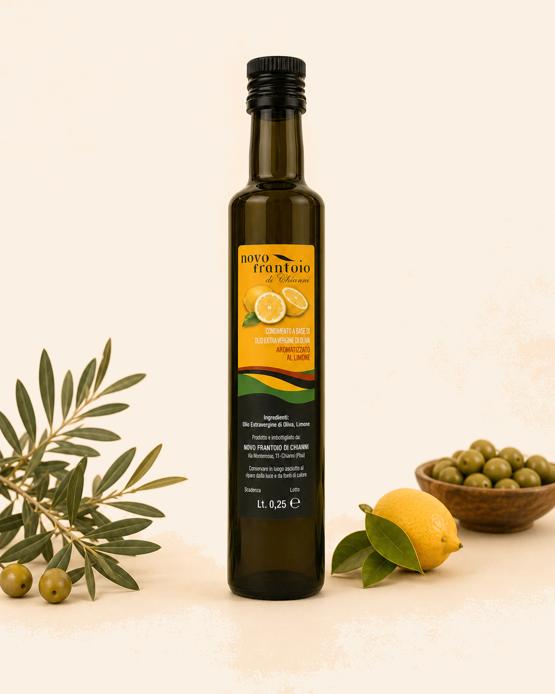 Condimento al Limone a base di Olio Extravergine di Oliva